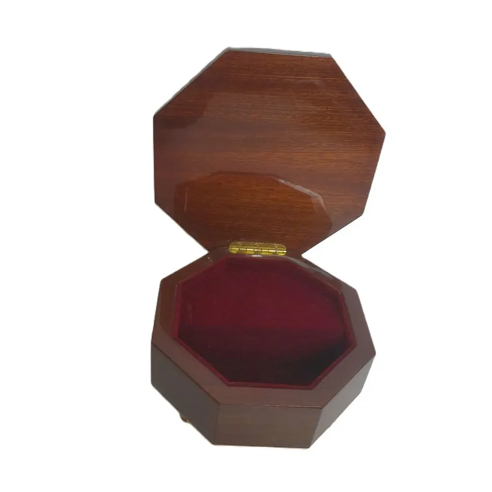 Vintage Notturno Intarsio Italian Music Box Torna A Sorrento Wood Inlay